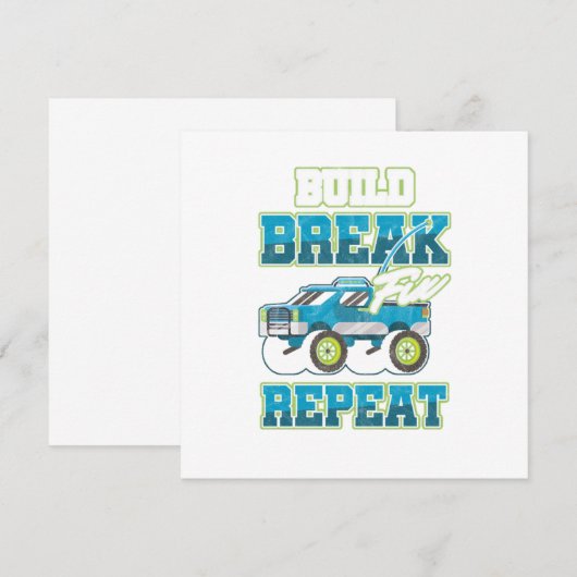 Invitation Voitures Télécommandées Mécanicien Conducteurs RC (Devant / Derrière)