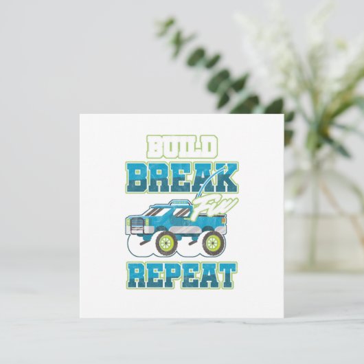 Invitation Voitures Télécommandées Mécanicien Conducteurs RC  (Debout devant)