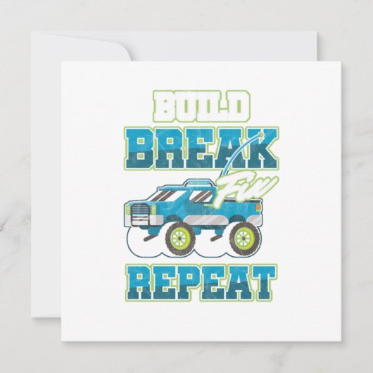 Invitation Voitures Télécommandées Mécanicien Pilotes RC Cons (Devant)