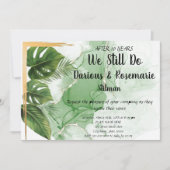 Invitation Voix de renouvellement pour l'anniversaire du Mari (Devant)