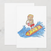Invitation Voix de surf (Devant / Derrière)