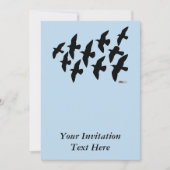 Invitation Vol de pigeons (Devant)