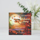 Invitation Vol Halloween Witch (Debout devant)