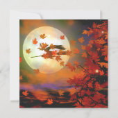 Invitation Vol Halloween Witch (Dos)