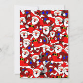 Invitation Voler Père Noël Blue Sky White Elephant Party (Dos)