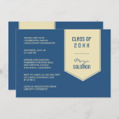 Invitation Volet de graduation (Devant / Derrière)