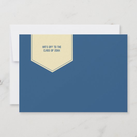 Invitation Volet de graduation (Dos)