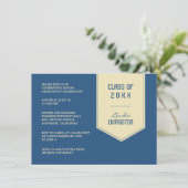 Invitation Volet de graduation (Debout devant)