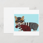 Invitation Voleur Corgi (Devant / Derrière)