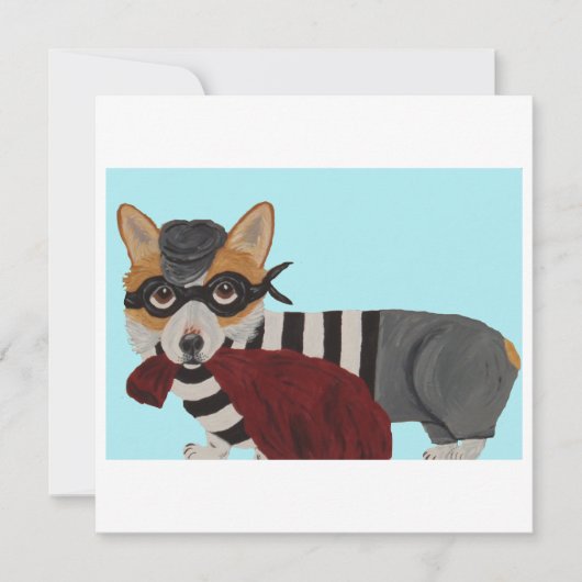 Invitation Voleur Corgi (Devant)