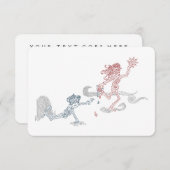 Invitation voleur de singe (Devant / Derrière)