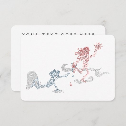 Invitation voleur de singe (Devant / Derrière)