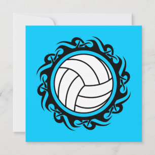 Invitation volley-ball tribal