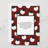 Invitation Volleyball Graduation Sports Maroon (Dos)