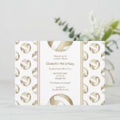 Invitation volleyballs or muet motif filles anniversaire (Debout devant)