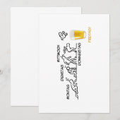 Invitation Volution de la bière (Devant / Derrière)