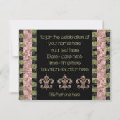 Invitation Voodoo Fleur de lis (Dos)