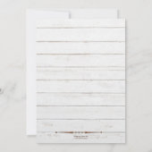 Invitation Vos Photos Rustiques Bubbles de Pâques et Brunch (Dos)