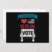 Invitation Vote Procureur contre Felon (Devant / Derrière)