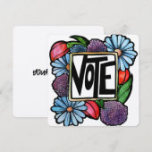 INVITATION VOTER (Devant / Derrière)
