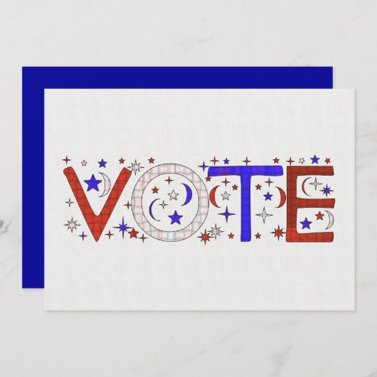 INVITATION VOTER (Devant / Derrière)