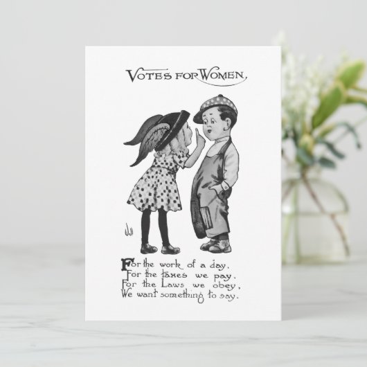 Invitation Votes Pour Les Femmes (Debout devant)