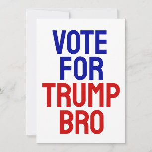 Invitation Votez pour Trump frère - Élection 2024