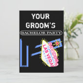 INVITATION VOTRE GROOM'S BACHELOR PARTY (Debout devant)