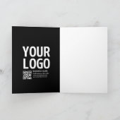 Invitation Votre logo avec code QR et texte modifiables (Intérieur)