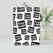 Invitation Votre logo de conception ou d'entreprise | Placeme (Debout devant)