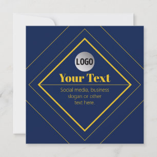 Invitation Votre logo et modèle de design personnalisable