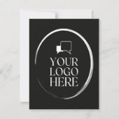 Invitation Votre logo ici Moderne (Devant)