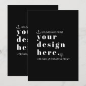 Invitation Votre maquette à télécharger 13 x 18 cm (Devant / Derrière)