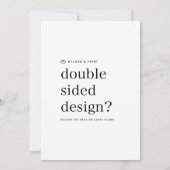 Invitation Votre maquette Importer 13 x 18 cm (Dos)