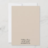 Invitation Votre Mariage de papier en tissu satiné Velvet den (Dos)