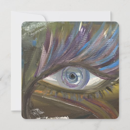 Invitation Votre œil est le miroir de votre âme (Devant)