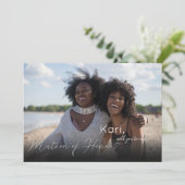 Invitation Votre photo vous sera le maître du paysage d'honne (Debout devant)