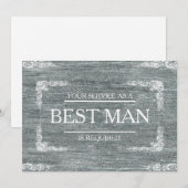 Invitation Votre présence est demandée en tant que témoin et  (Devant / Derrière)