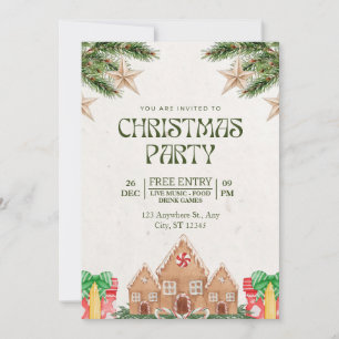 Invitation "Votre présence honorée : Enchanter Noël Invit