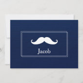 Invitation Votre Service Comme Groomsman Est Requis Bleu (Dos)