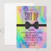 Invitation Votre service comme meilleur homme (Devant / Derrière)