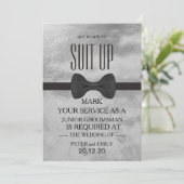 Invitation Votre service en tant qu'entreprise (Debout devant)