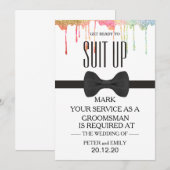 Invitation Votre service en tant qu'entreprise (Devant / Derrière)