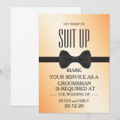 Invitation Votre service en tant qu'entreprise (Devant / Derrière)