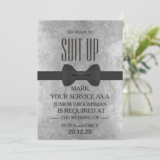 Invitation Votre service en tant qu'entreprise (Debout devant)