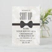 Invitation Votre service en tant qu'entreprise (Debout devant)