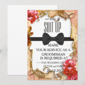 Invitation Votre service en tant qu'entreprise (Devant / Derrière)