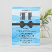 Invitation Votre service en tant qu'entreprise (Debout devant)