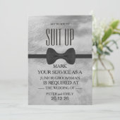 Invitation Votre service en tant qu'entreprise (Debout devant)