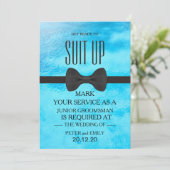 Invitation Votre service en tant qu'entreprise (Debout devant)